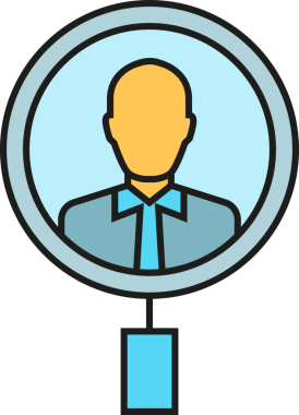 Büyüteç ve Çalışan Simgesi