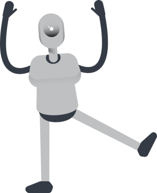 İnsansı Robot Karakteri Rahatlatıcı Resimler