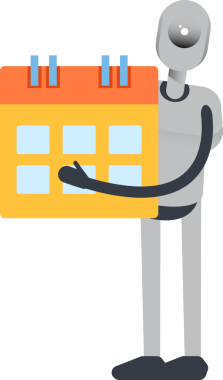 İnsansı Robot Karakteri Tutma Takvimi