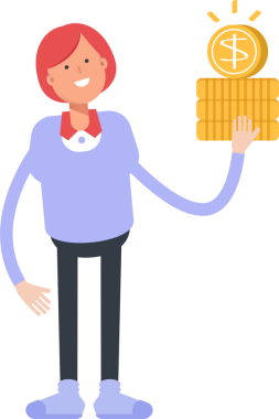 Kızıl Saçlı Kadın Karakter Çizimi