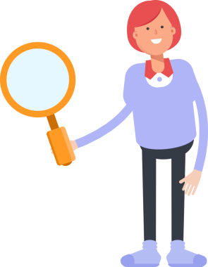 Kızıl Saçlı Kadın Karakter Çizimi