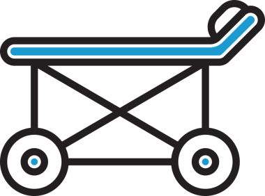 hasta yatağı simge tasarlamak