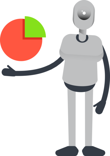 İnsanımsı Robot Karakteri Turta Tutma Çizelgesi