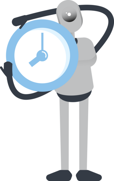 İnsansı Robot Karakter Tutma Saati