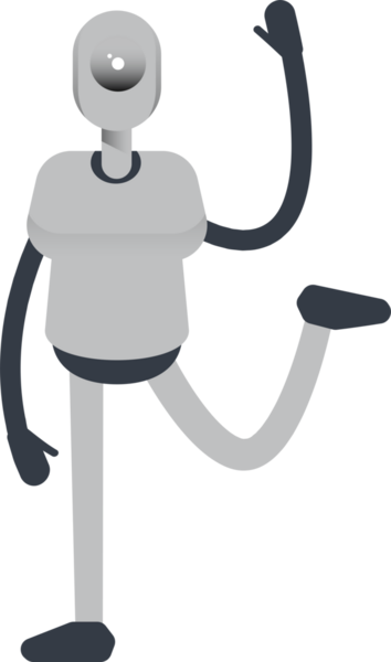 İnsansı Robot Karakteri Rahatlatıcı Resimler