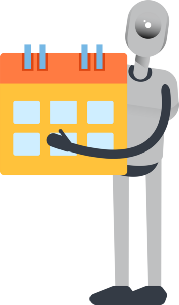 İnsansı Robot Karakteri Tutma Takvimi