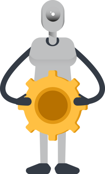 İnsansı Robot Karakteri Vites Tutma Aracı