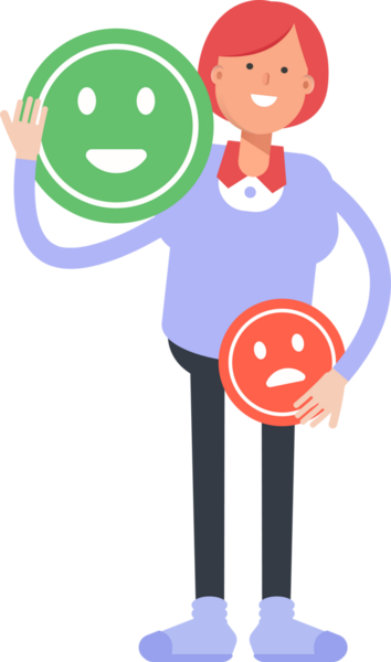 Kızıl Saçlı Kadın Karakter Çizimi