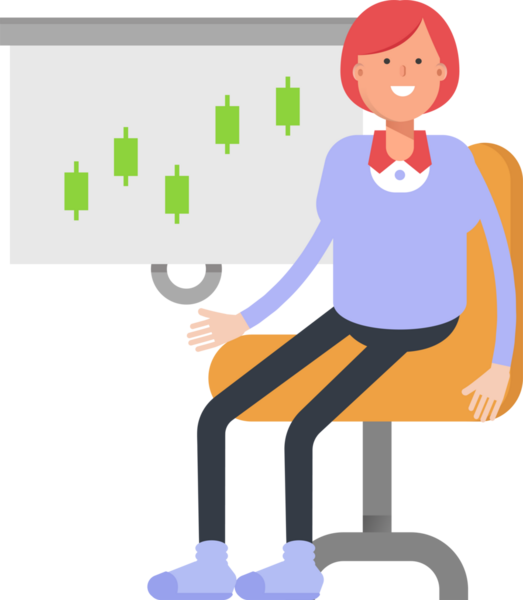 Kızıl Saçlı Kadın Karakter Çizimi