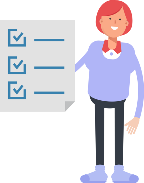 Kızıl Saçlı Kadın Karakter Çizimi