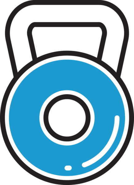 Kettlebell Simge İllüstrasyonu Clipart