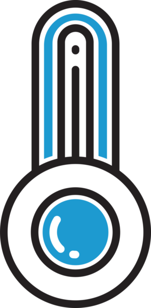 Termometre Simgesi İllüstrasyon Klibi