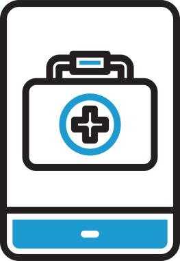 Tıbbi Mobil Uygulama Simgesi