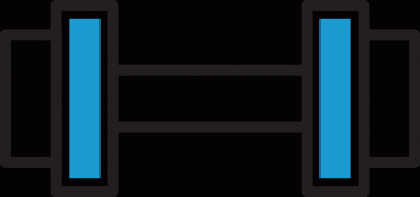 Dumbbell Simge Illustration Clipart