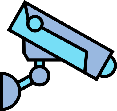 Güvenlik kamerası CCTV simgesi