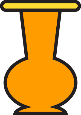 Vazo Simgesi İllüstrasyon Clipart