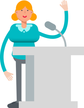 Podyumda Konuşan Kız Karakteri