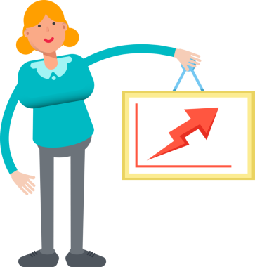 Kız Karakter Tutucu Ok Çizelgesi