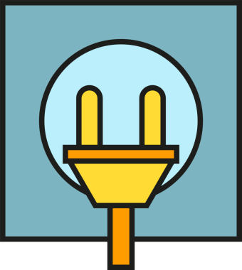Elektrik Eklentisi Simgesi Clipart
