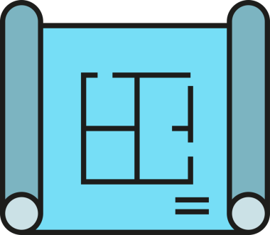 Blueprint Belge Simgesi Clipart