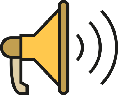 Megafon Simgesi İllüstrasyon Clipart