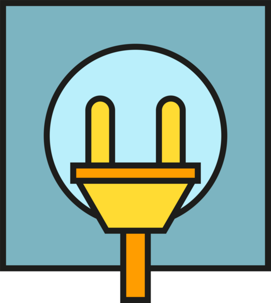 Elektrik Eklentisi Simgesi Clipart