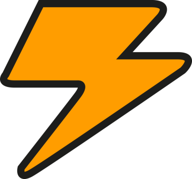 Şimşek Yıldırımı Simgesi Clipart