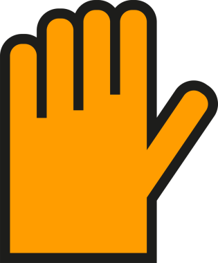 Bahçe Eldiveni Simgesi Clipart