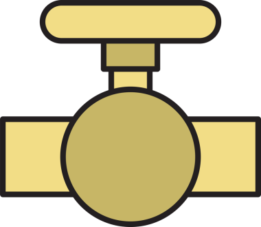 Valf ve Boru Hattı Simgesi