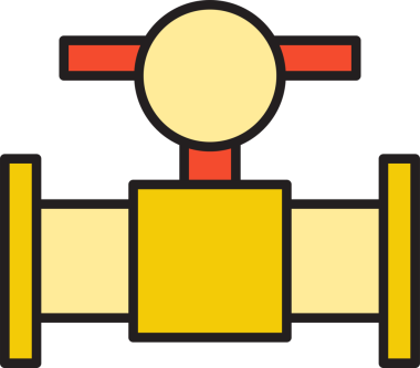 Valf ve Boru Hattı Simgesi