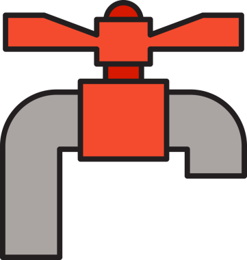 Valf ve Boru Hattı Simgesi