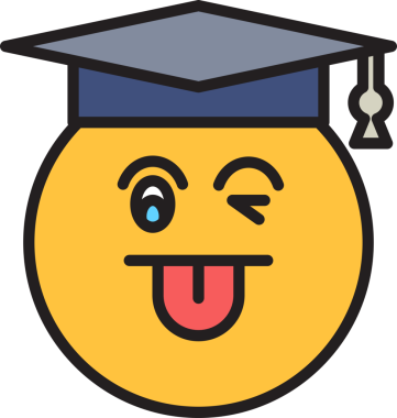 Yüzsüz öğrenci Emoji.