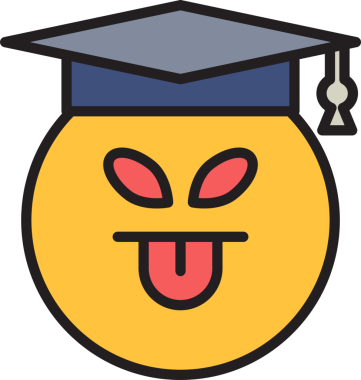 Yüzsüz öğrenci Emoji.