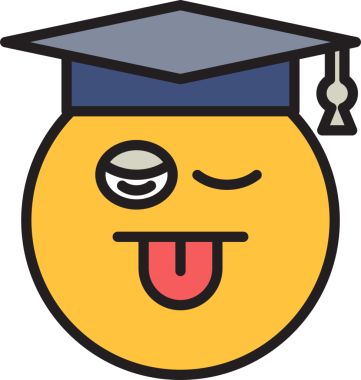 Yüzsüz öğrenci Emoji.