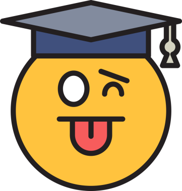 Yüzsüz öğrenci Emoji.