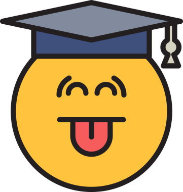 Yüzsüz öğrenci Emoji.