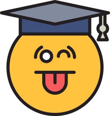 Yüzsüz öğrenci Emoji.