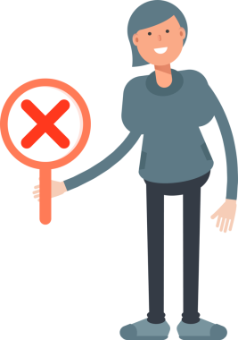 Kadın Karakteri Yanlış İşareti Gösteriyor