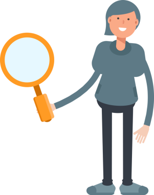 Kadın Karakteri Tutma Büyüteci