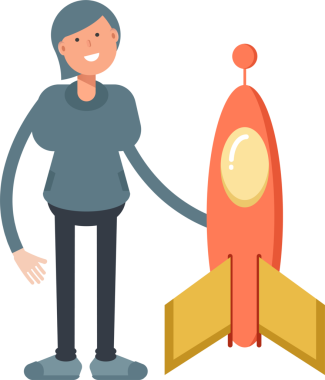 Kadın Karakteri ve Roket