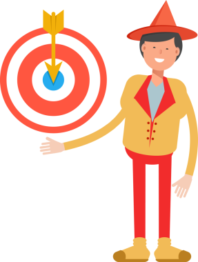 Şapka Karakterli Parti Adamı Çizimi