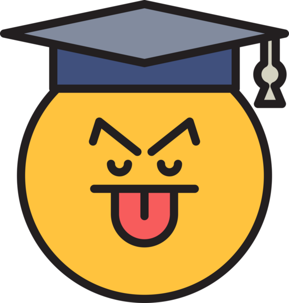 Yüzsüz öğrenci Emoji.