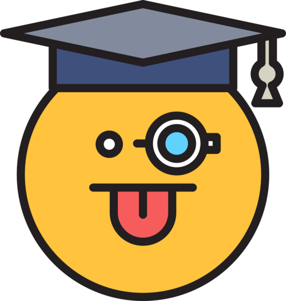 Yüzsüz öğrenci Emoji.