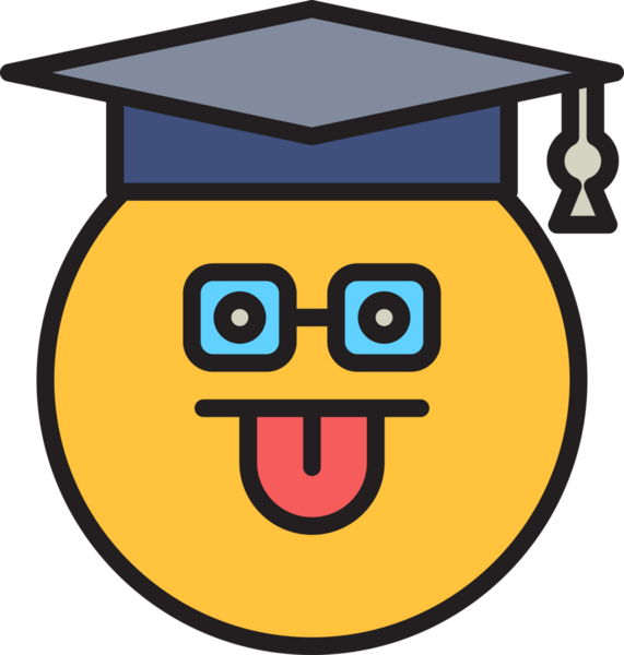 Yüzsüz öğrenci Emoji.