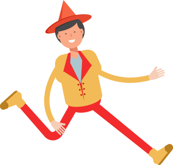 Şapka Karakterli Parti Adamı Çizimi