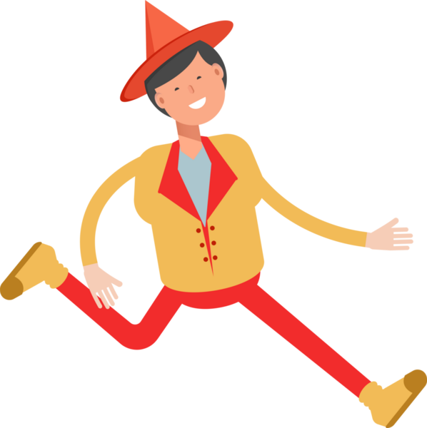 Şapka Karakterli Parti Adamı Çizimi