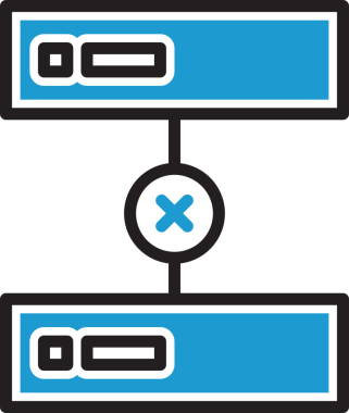 Sunucu ve Yanlış Bağlantı Simgesi