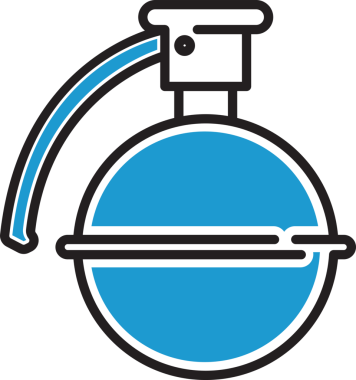 El Bombası Simgesi Resimlendirme Kliması