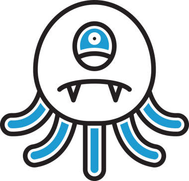 Sevimli Canavar Karakter Simgesi