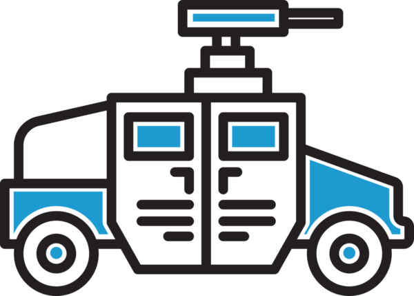 Makineli Tüfek Simgesine sahip Askeri Araç